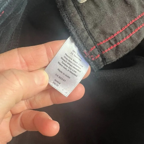 Talbot's Heritage Basic Black Jeans Slim Ankle Women's Size 10/30 - Picture 6 of 8